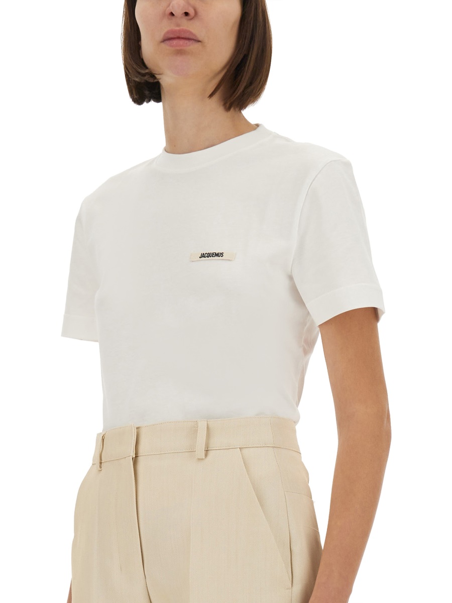 Jacquemus GROSGRAIN SHORT SLEEVE T-SHIRT Wit