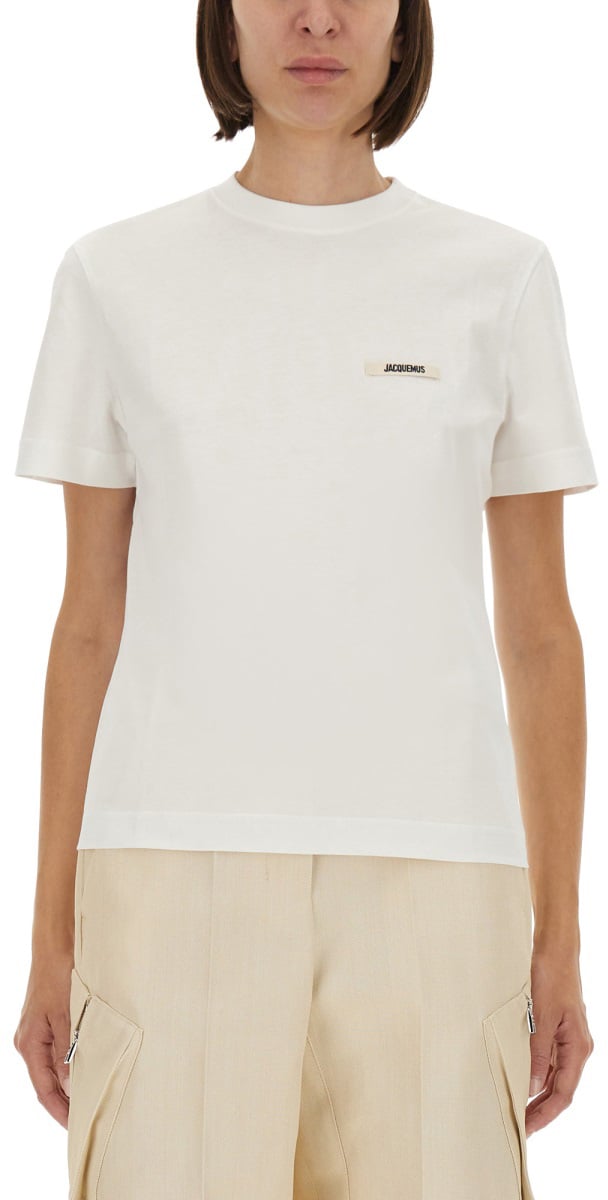 Jacquemus GROSGRAIN SHORT SLEEVE T-SHIRT Wit