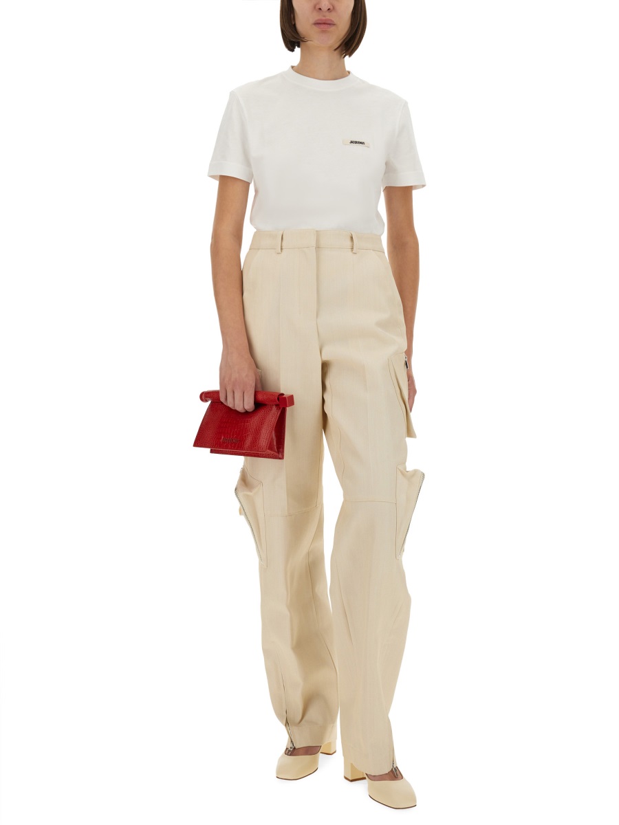 Jacquemus GROSGRAIN SHORT SLEEVE T-SHIRT Wit