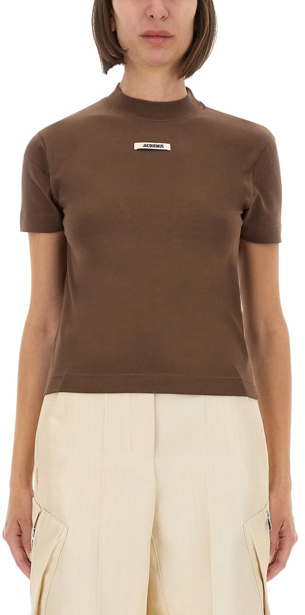 Jacquemus THE GROSGRAIN SHIRT Bruin