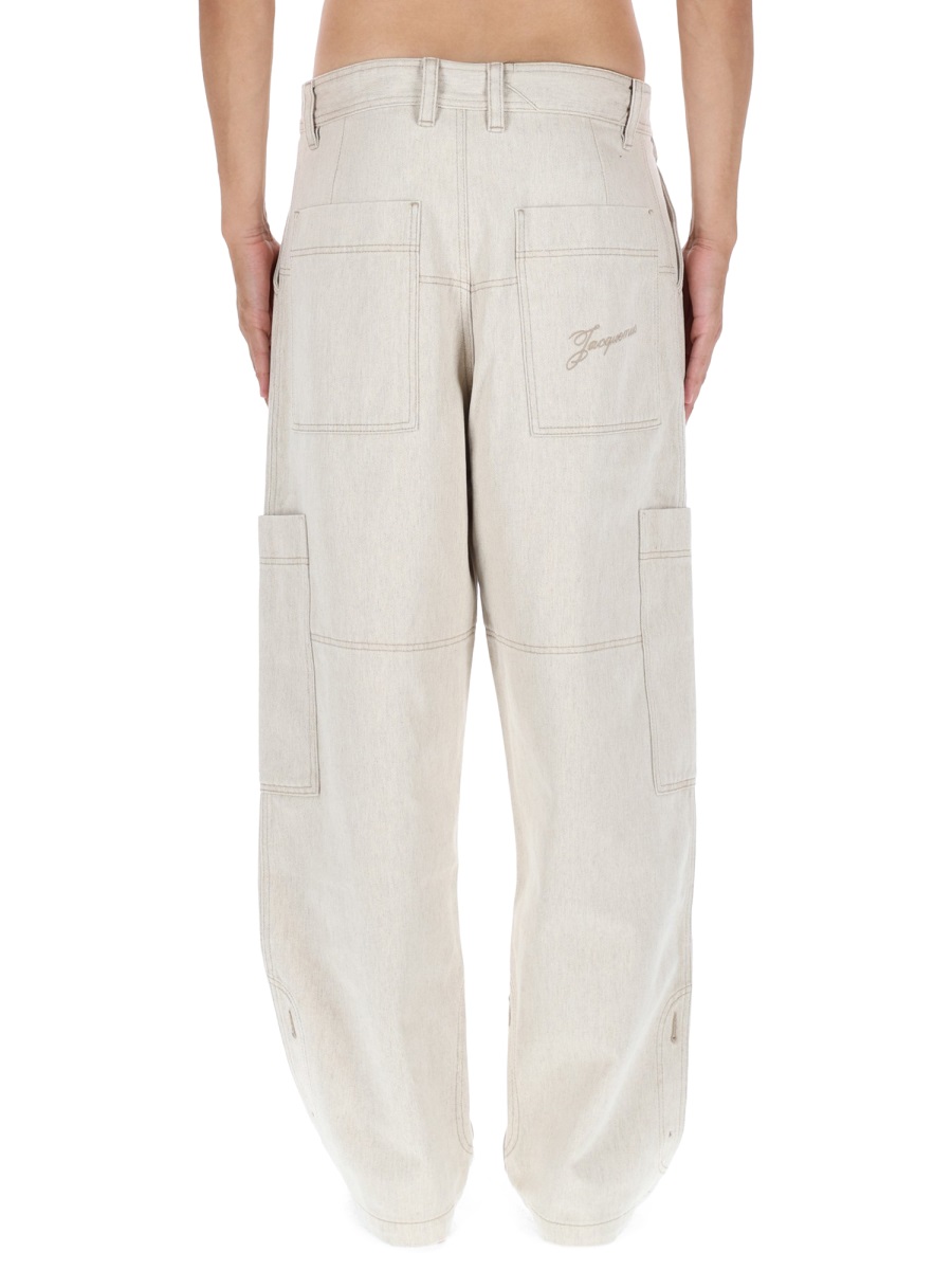 Jacquemus "LE CARGO DE-NIMES CARRÉ" PANTS Beige