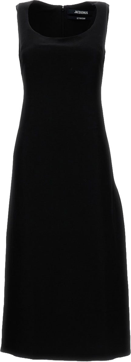 Jacquemus Tablier Dress Zwart