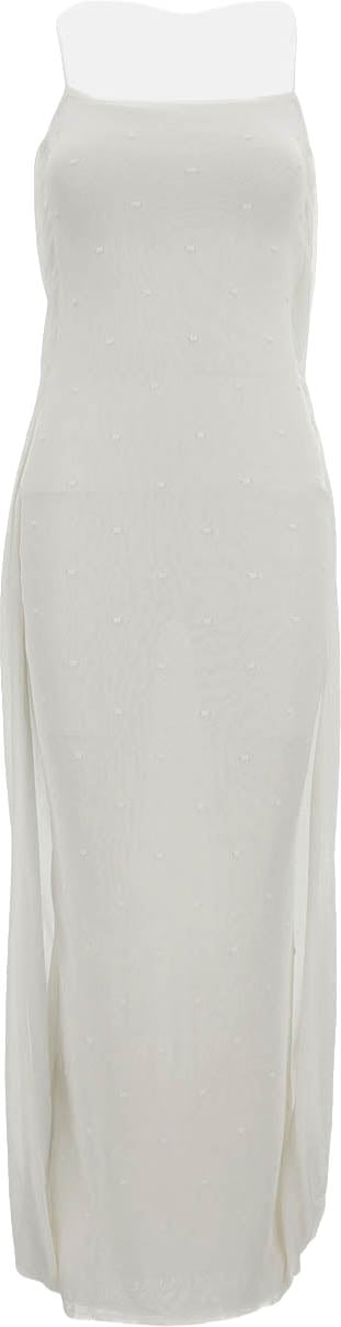 Jacquemus Plumetis Dress Wit