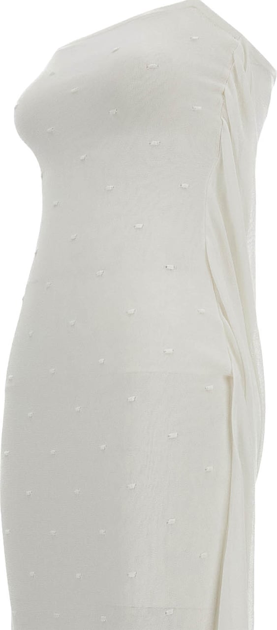 Jacquemus Plumetis Dress Wit