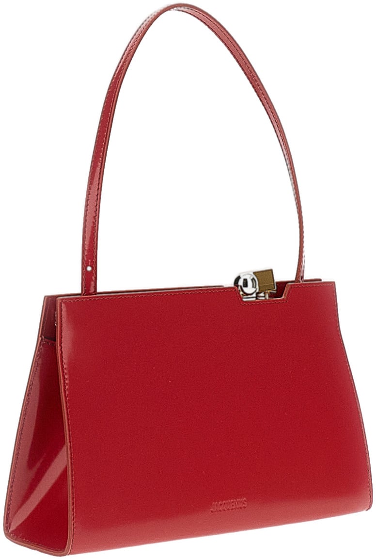 Jacquemus Red Le Salon Pochette Clutch Bag Rood