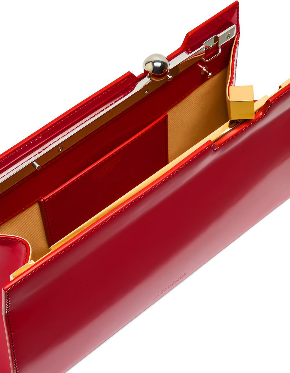 Jacquemus Red Le Salon Pochette Clutch Bag Rood