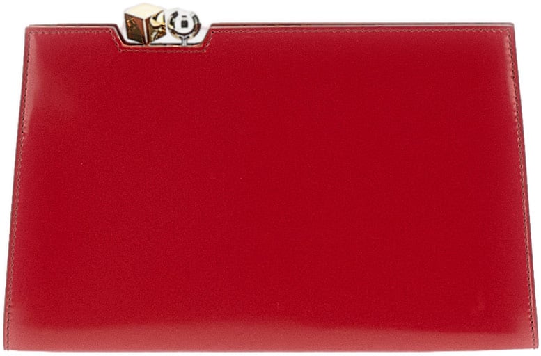 Jacquemus Red Le Salon Pochette Clutch Bag Rood