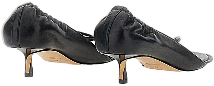 Jacquemus Black Nu-Pieds B Thong Sandals Zwart