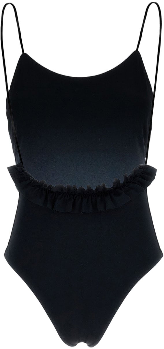 Jacquemus Black Le Maillot Cabana Swimsuit Zwart