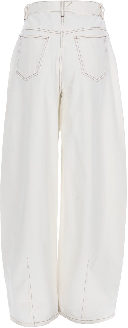 Jacquemus JEANS "OVALO" Wit