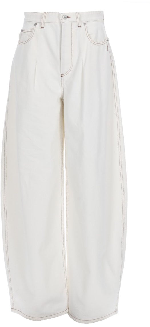 Jacquemus JEANS "OVALO" Wit