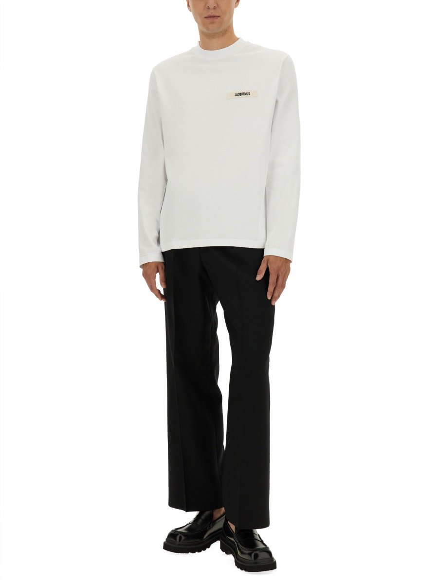 Jacquemus LONG-SLEEVED T-SHIRT Wit