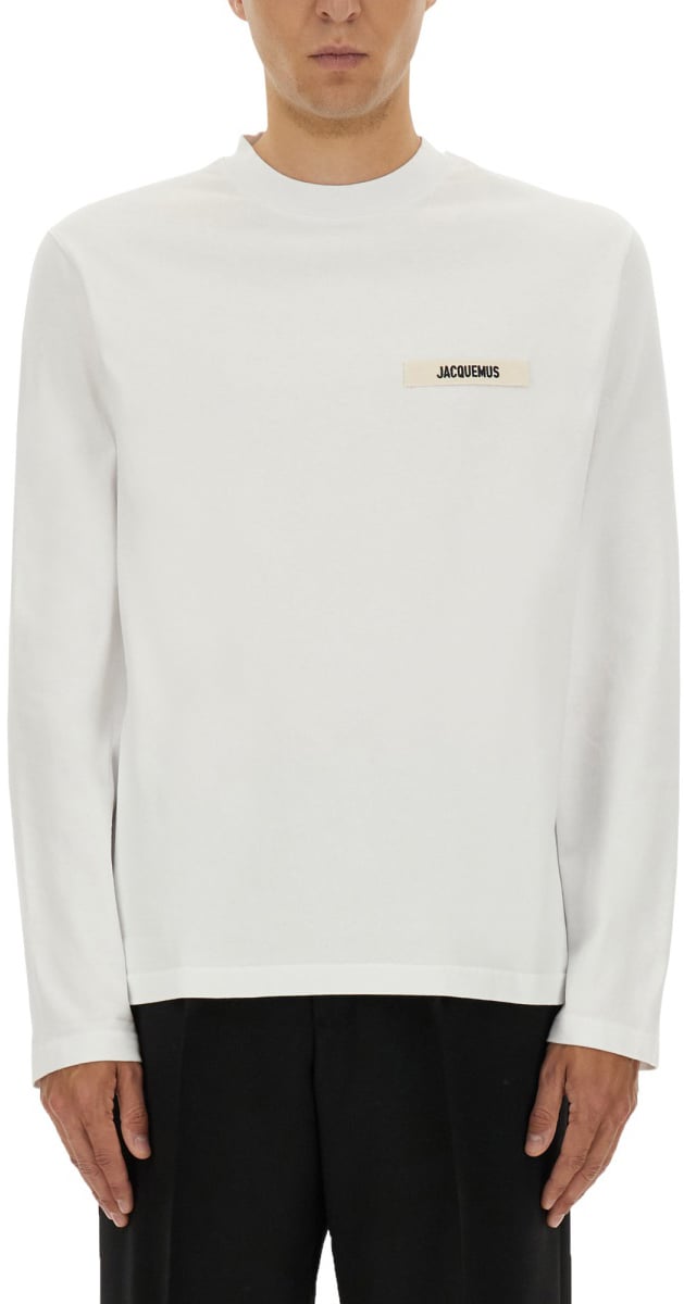 Jacquemus LONG-SLEEVED T-SHIRT Wit
