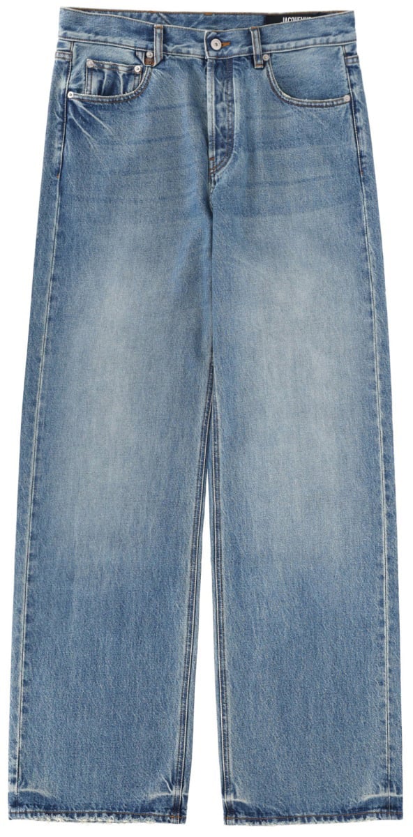 Jacquemus "LE DE-NIMES DROIT" JEANS Blauw