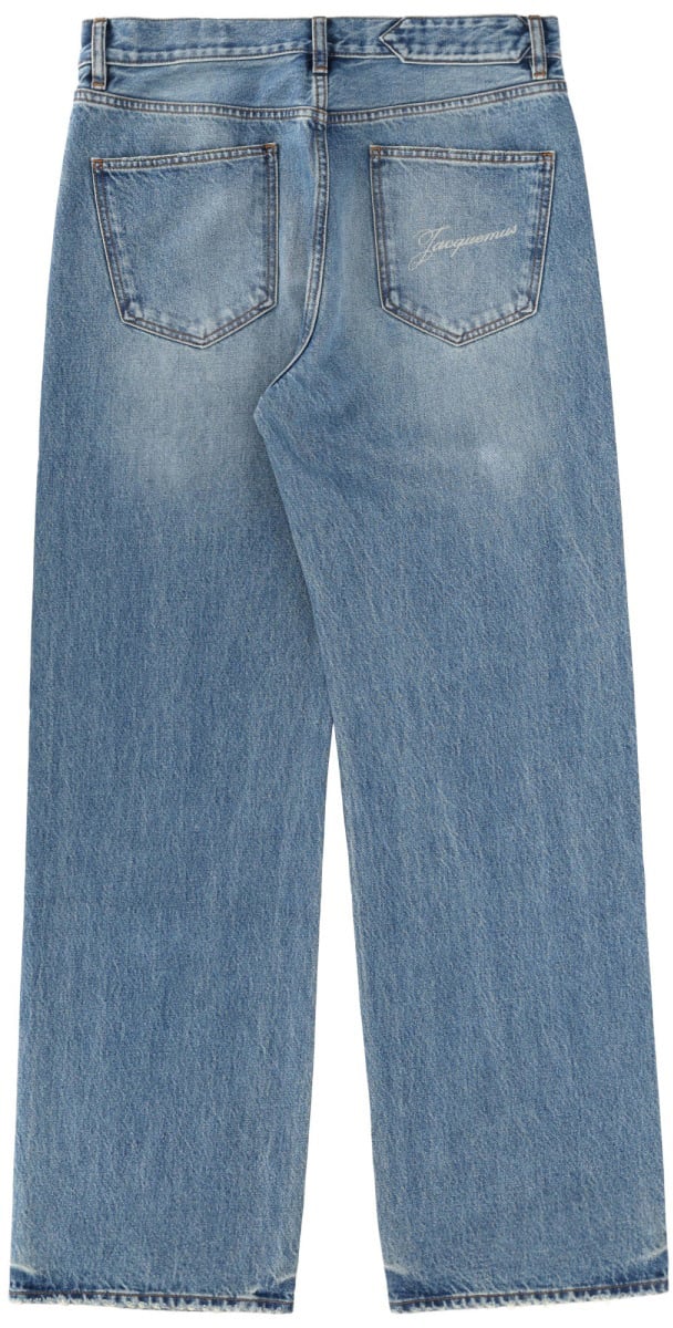 Jacquemus "LE DE-NIMES DROIT" JEANS Blauw