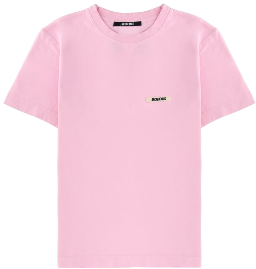 Jacquemus GROSGRAIN SHORT SLEEVE T-SHIRT Roze