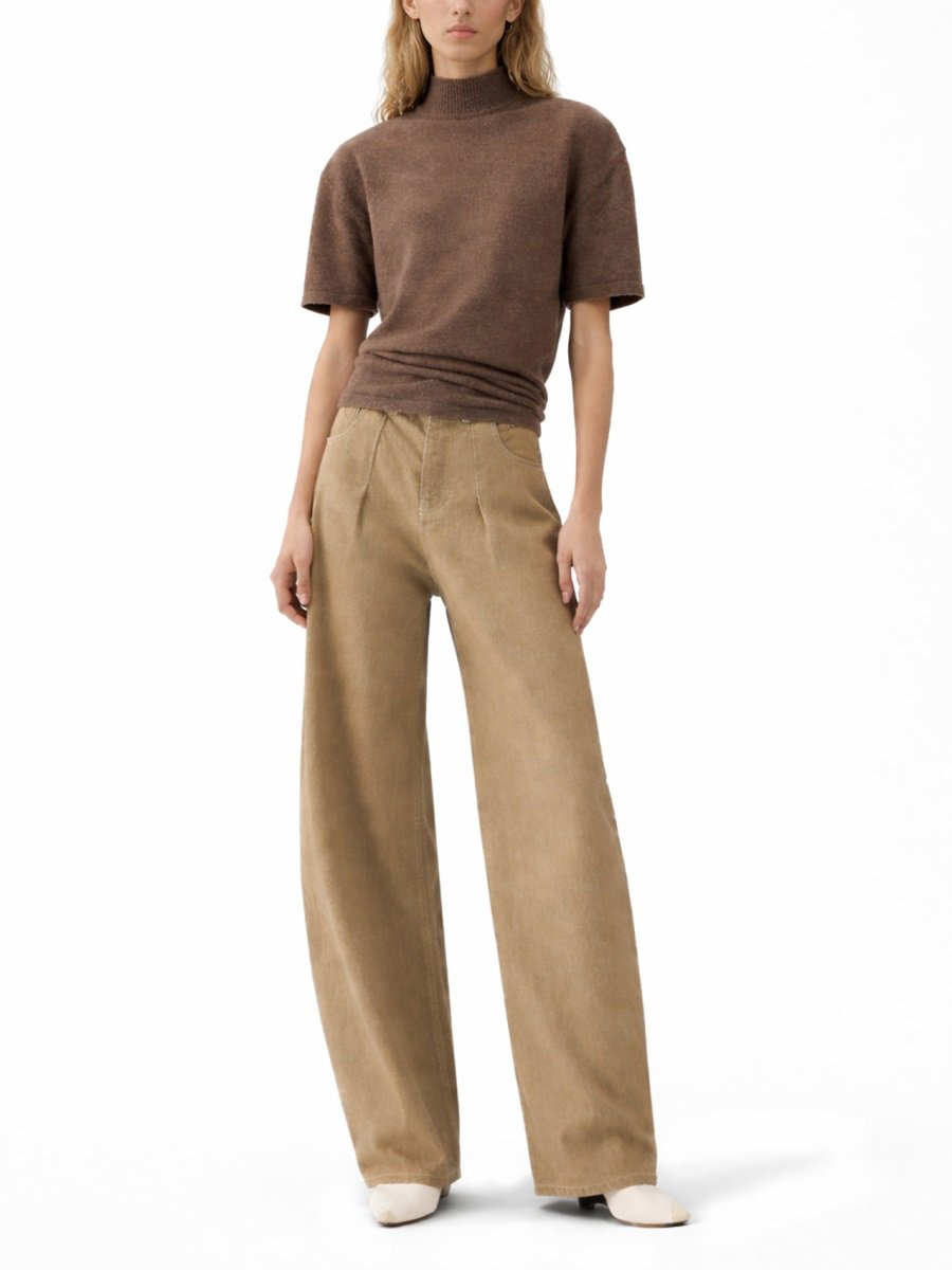Jacquemus JEANS "OVALO" Beige