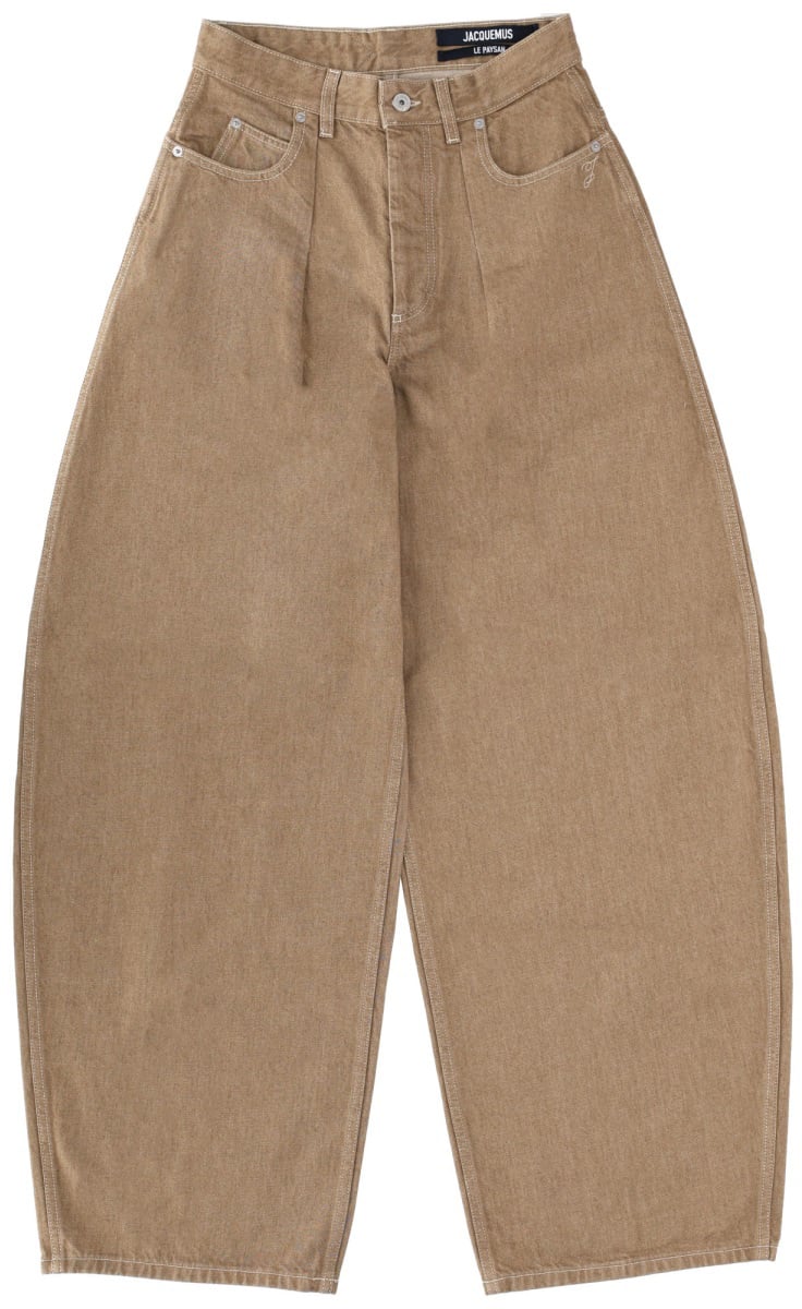 Jacquemus JEANS "OVALO" Beige
