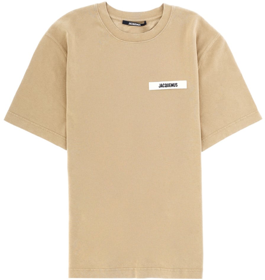 Jacquemus "GROSGRAIN" T-SHIRT Beige