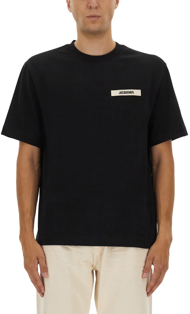 Jacquemus THE GROSGRAIN SHIRT Zwart