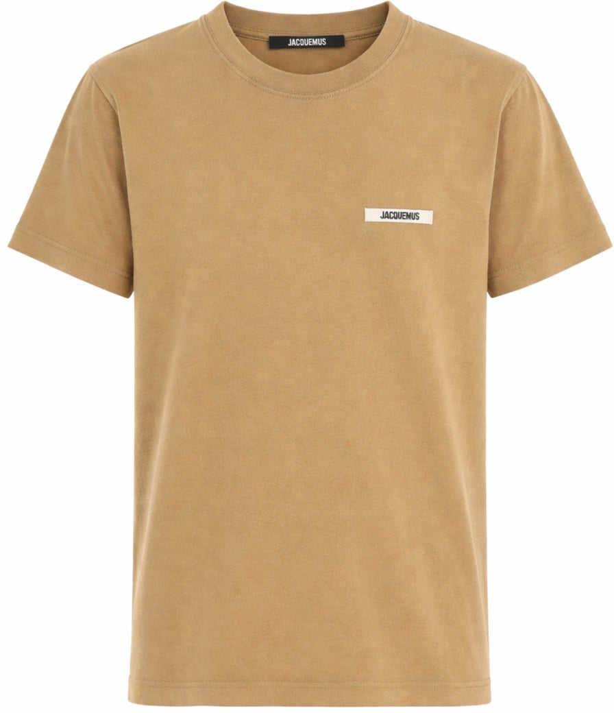Jacquemus GROSGRAIN SHORT SLEEVE T-SHIRT Beige