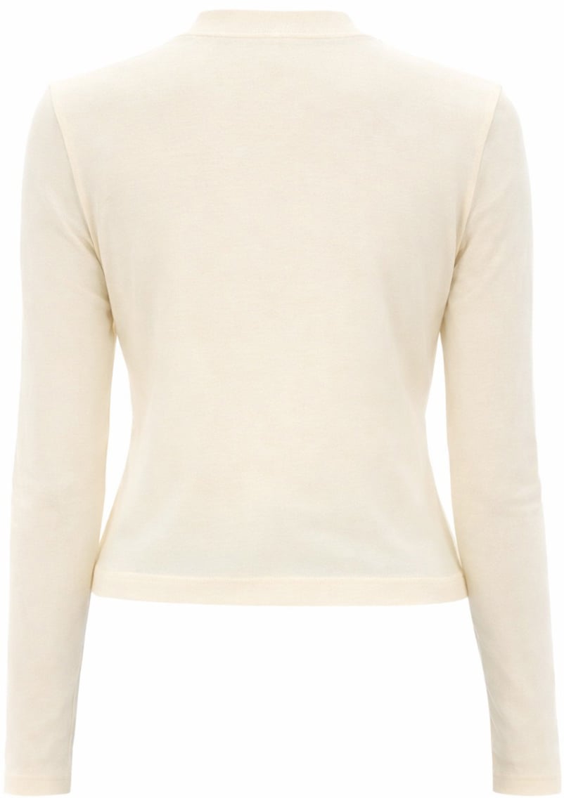 Jacquemus THE GROSGRAIN LONG-SLEEVED SHIRT Beige