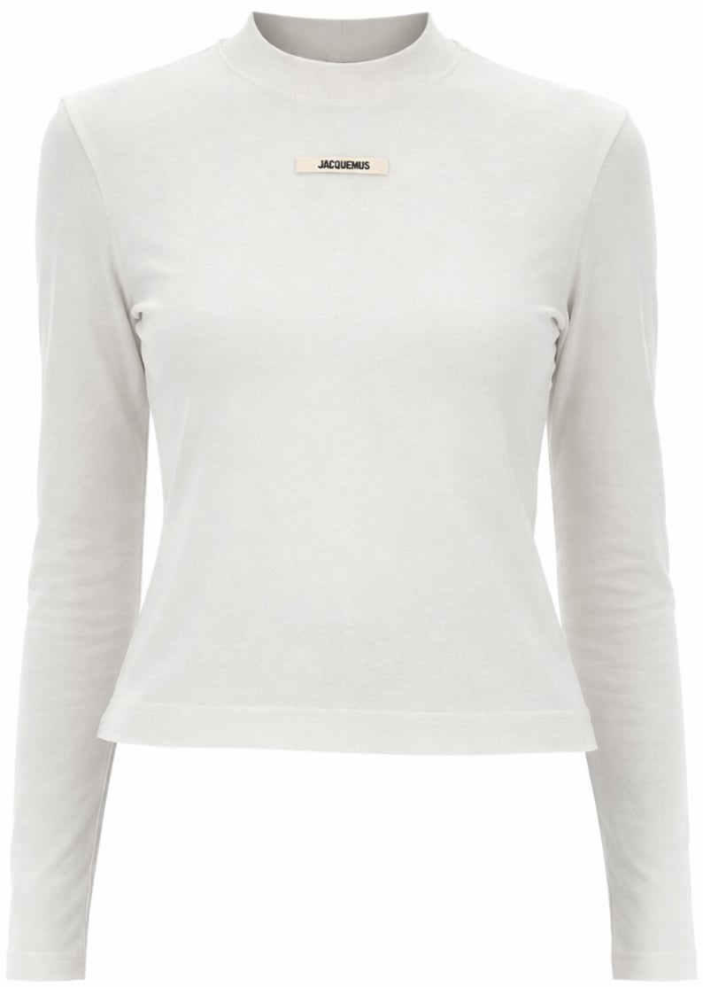 Jacquemus THE GROSGRAIN LONG-SLEEVED SHIRT Wit