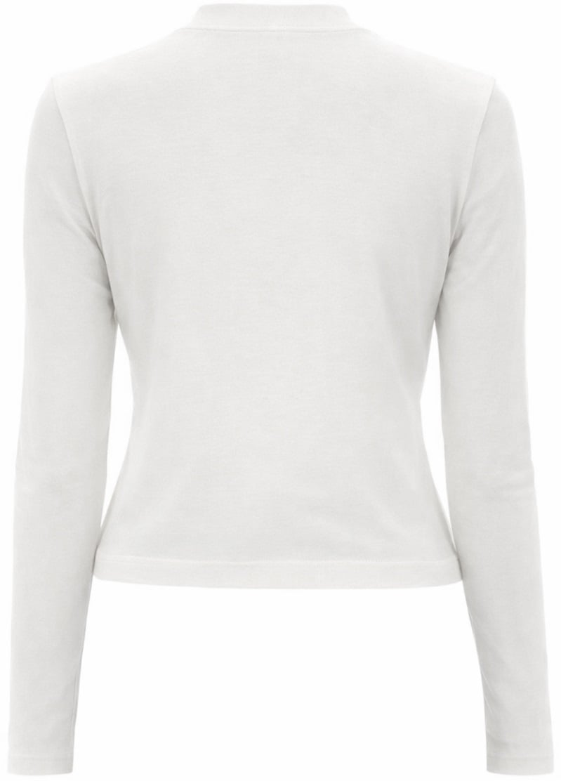Jacquemus THE GROSGRAIN LONG-SLEEVED SHIRT Wit