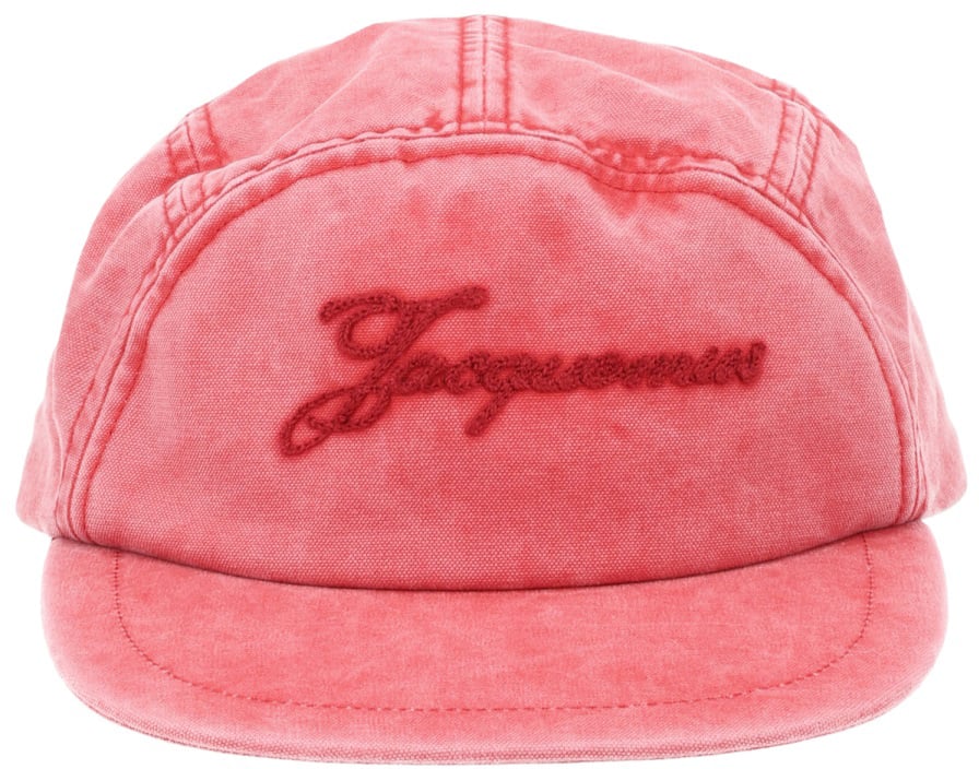 Jacquemus CAPPELLO "LA CASQUETTE GARDIAN" CON LOGO Rood