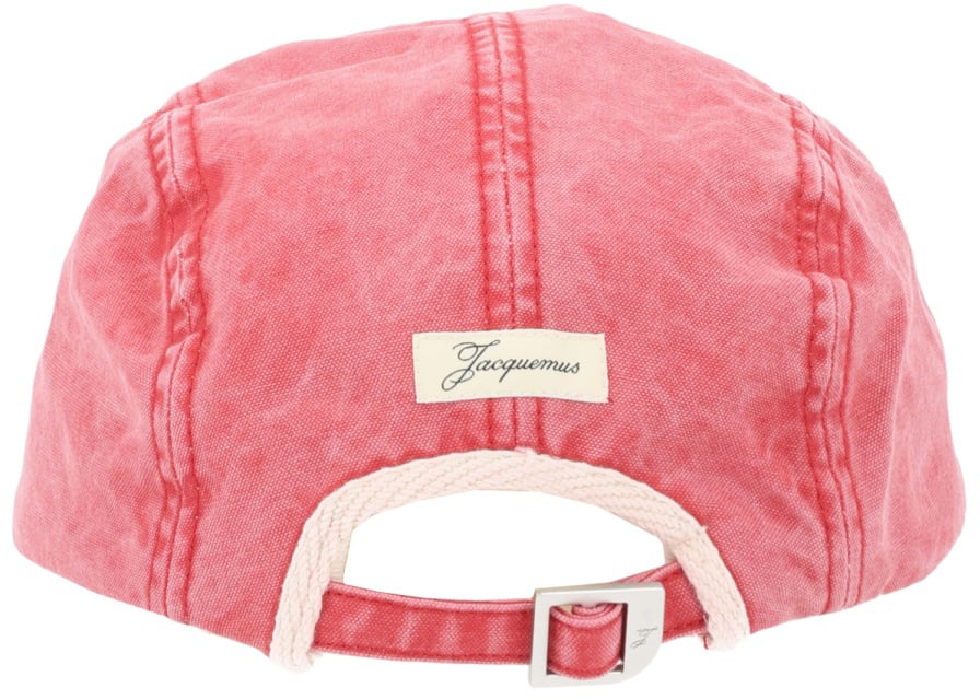 Jacquemus CAPPELLO "LA CASQUETTE GARDIAN" CON LOGO Rood