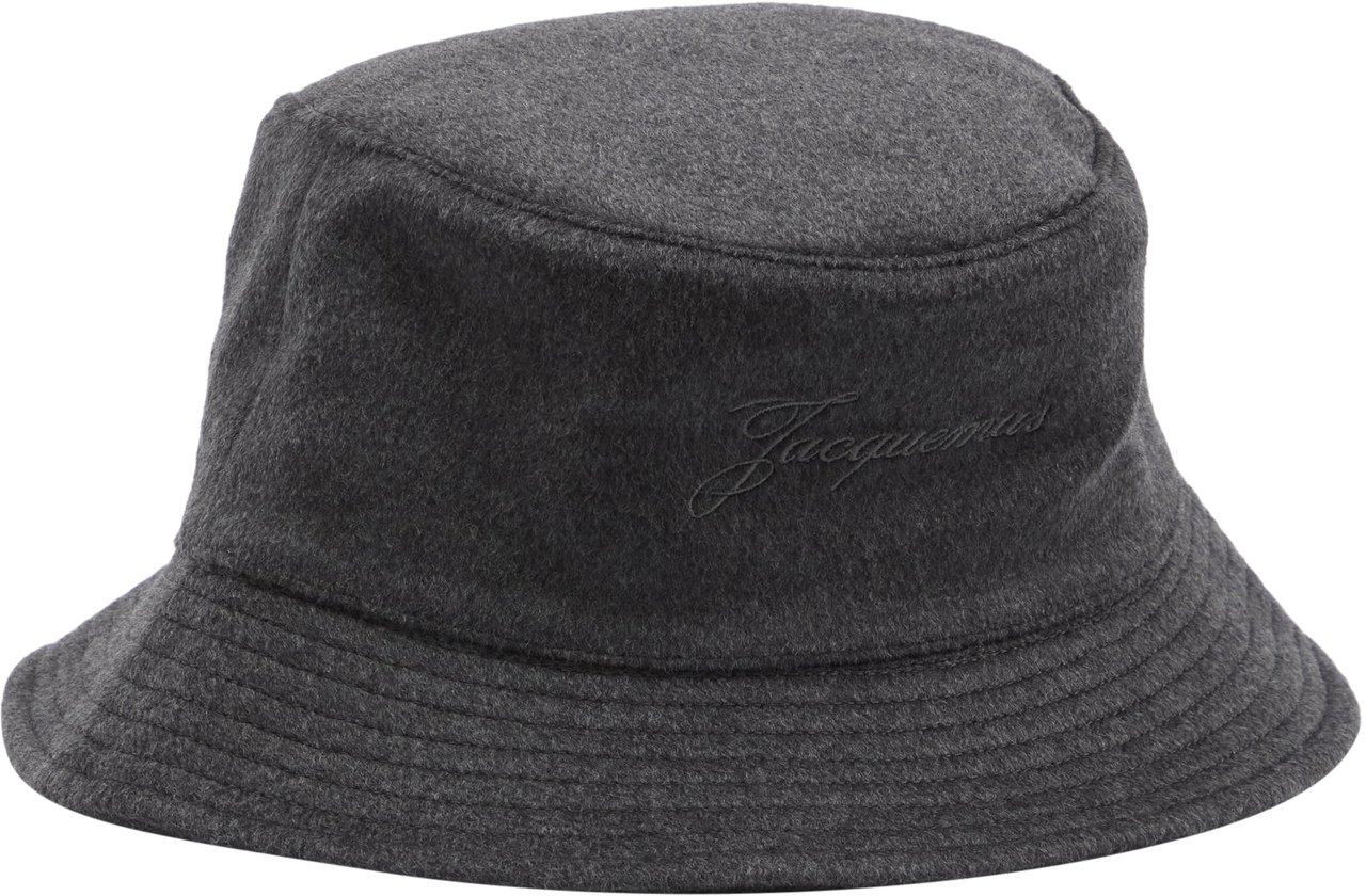 Jacquemus Le Bob bucket hat Grijs