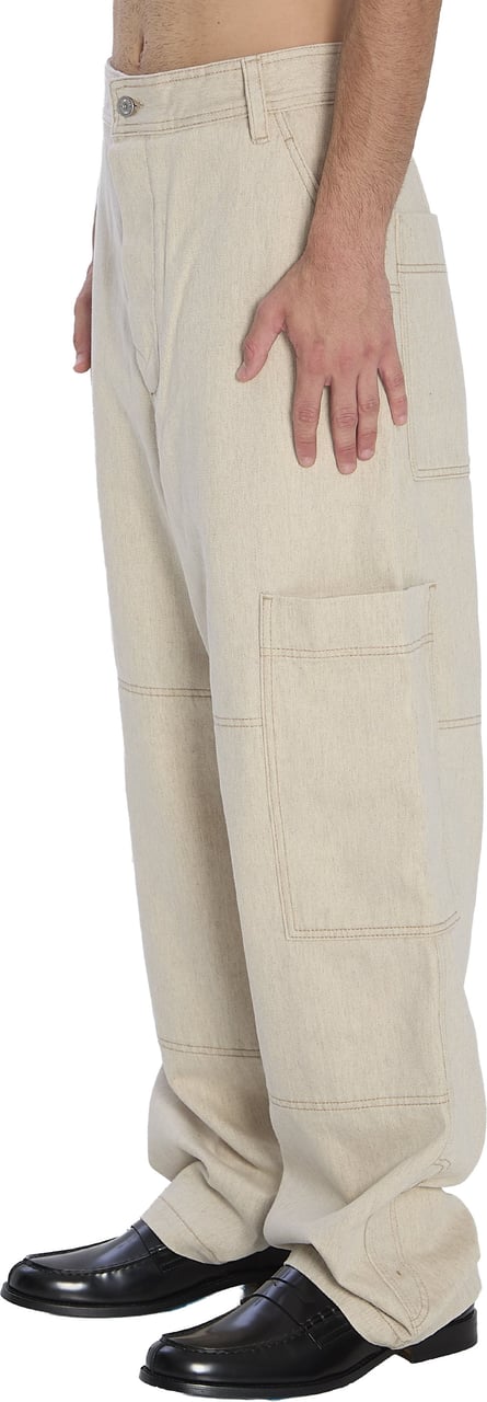 Jacquemus de-Nimes Carré cargo pants Beige