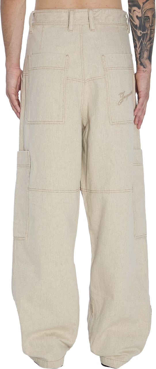 Jacquemus de-Nimes Carré cargo pants Beige