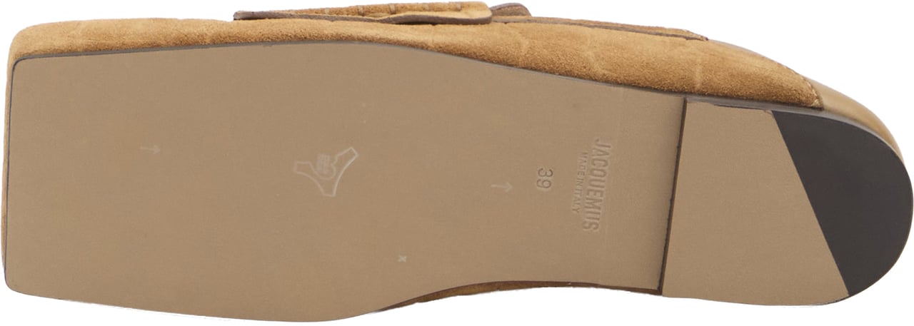 Jacquemus Carré loafers Beige