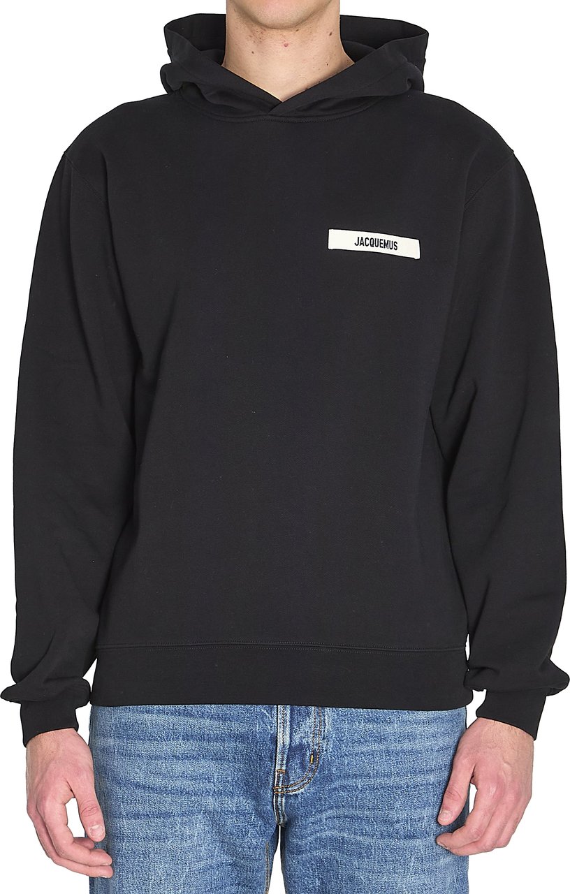 Jacquemus Gros Grain hoodie Zwart