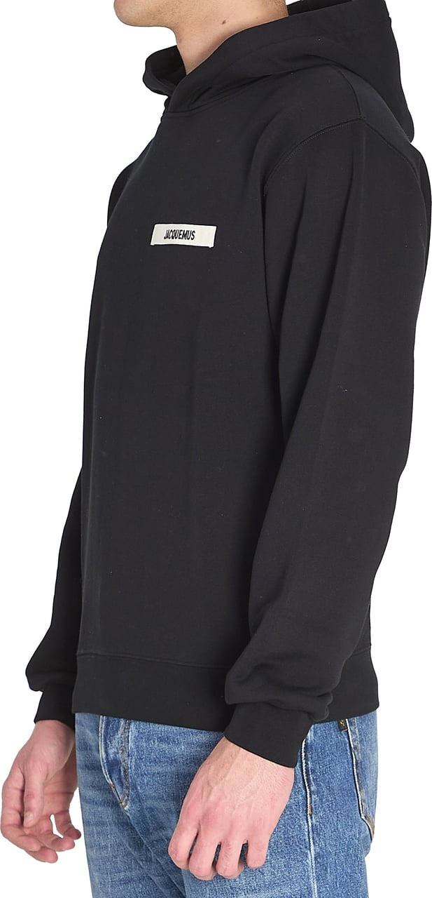 Jacquemus Gros Grain hoodie Zwart