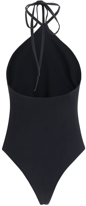 Jacquemus Jacquemus Black Polyamide One-Piece Swimsuit Zwart