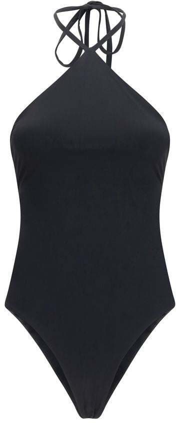 Jacquemus Jacquemus Black Polyamide One-Piece Swimsuit Zwart