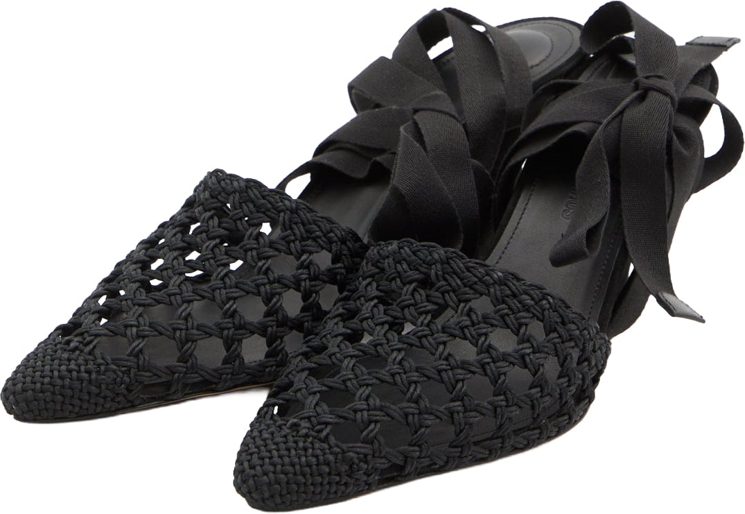 Jacquemus High Espadrille sandals Zwart