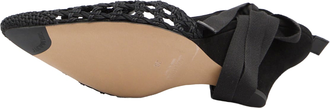 Jacquemus High Espadrille sandals Zwart