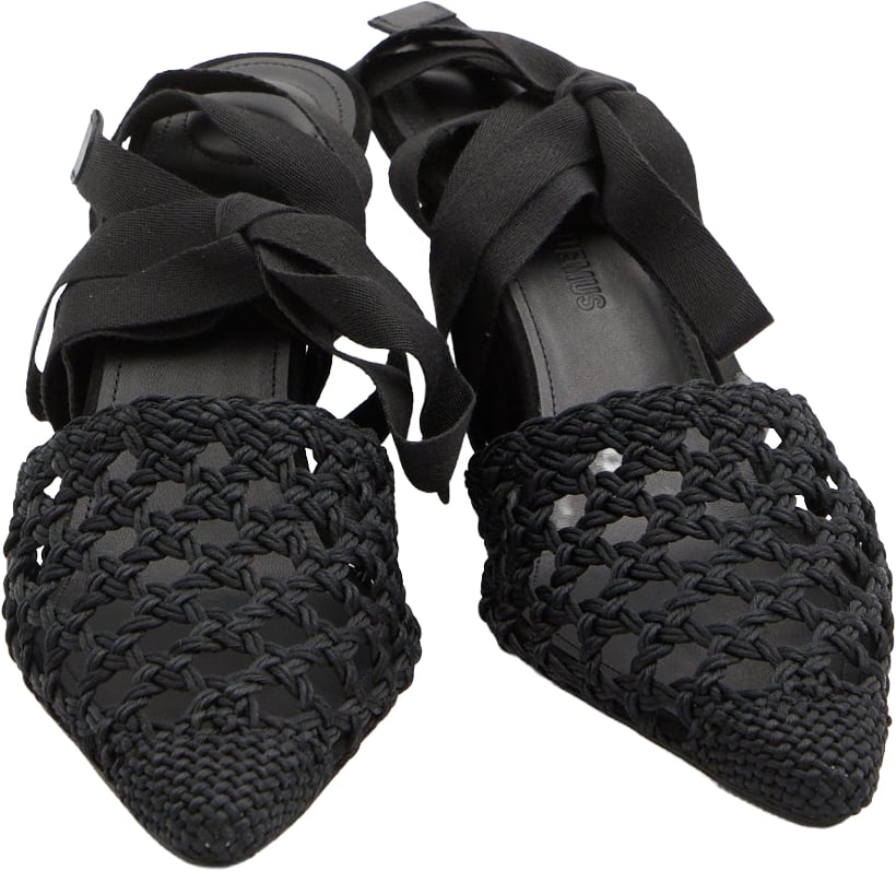 Jacquemus High Espadrille sandals Zwart