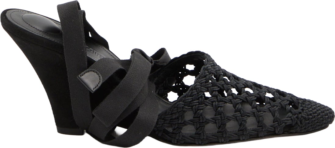 Jacquemus High Espadrille sandals Zwart