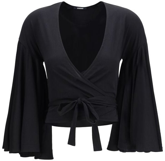 Jacquemus Jacquemus Black Cotton Shirt Zwart