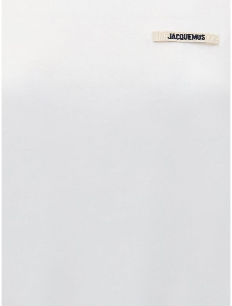 Jacquemus Jacquemus White Cotton T-Shirt Wit