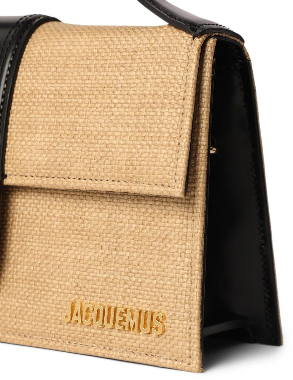 Jacquemus Jacquemus Le Grand Bambino Raffia Bag Beige