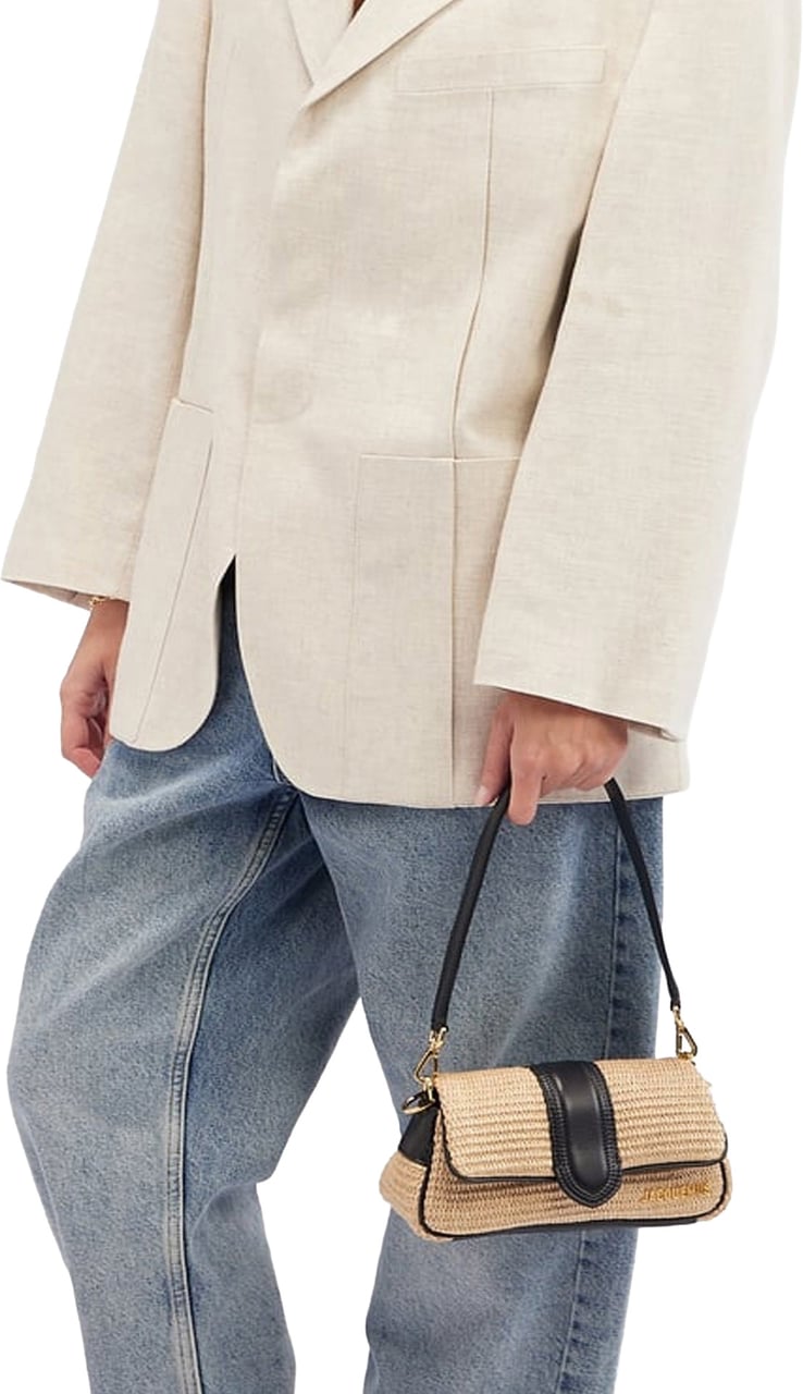 Jacquemus Jacquemus Le Petit Bambimou Raffia Bag Beige