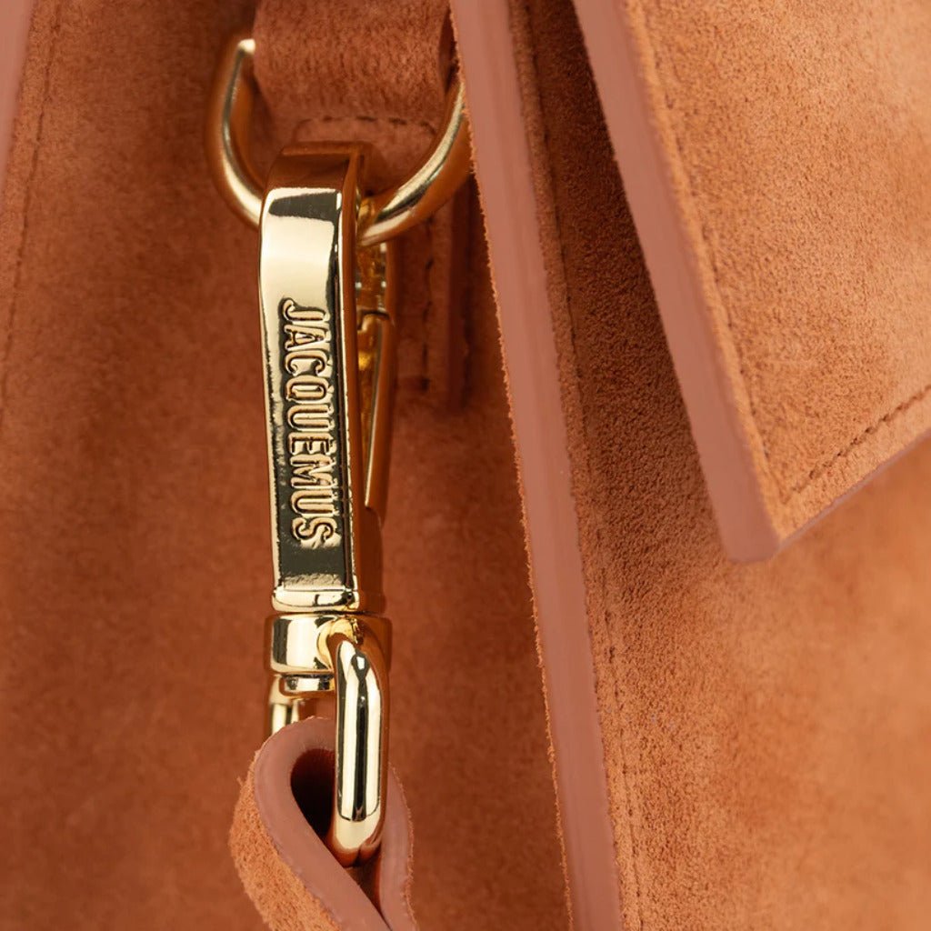 Jacquemus Jacquemus Suede Shoulder Bag Rust Bruin