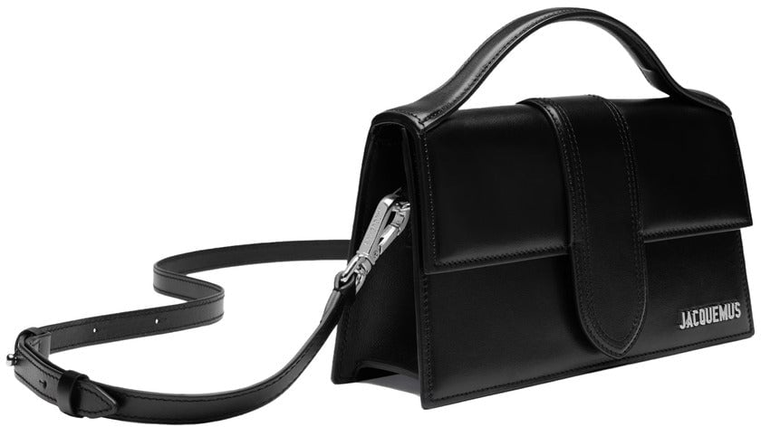 Jacquemus Jacquemus Cotton Crossbody Bag Silver Zwart