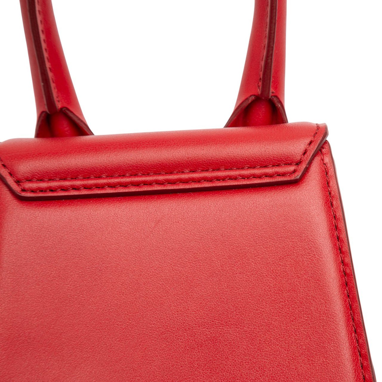 Jacquemus Mini Leather Le Chiquito Rood