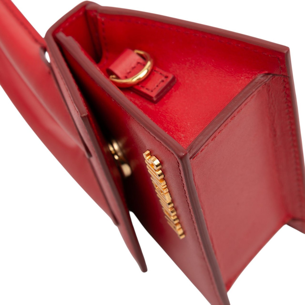 Jacquemus Mini Leather Le Chiquito Rood